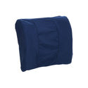 AliMed Lumbar Supports Contoured Cushion, Std. Foam, Straight Back, Black - 66429