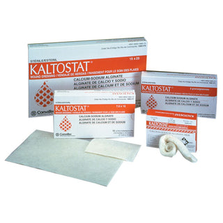 KALTOSTAT Calcium Alginate Dressing Kaltostat Dressing, 3"W x 4-3/4"L, 10/bx - 62085