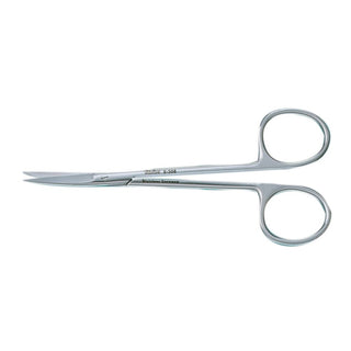 Alimed Iris Scissors, Curved or Straight Iris Scissors, Straight, 4.5"L - 62582