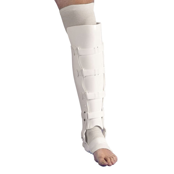 AliMed Tibial Fracture Brace - TFO PTB Tibial Fracture Orthosis w/Shoe Insert, Left, Medium - 62909/NA/LM