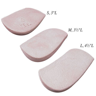 Alimed Molded Rubber Heel Wedges Small, 3"L, 12pr/pk - 6431