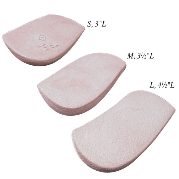 Alimed Molded Rubber Heel Wedges Small, 3"L, 12pr/pk - 6431
