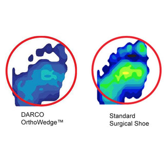 DARCO OrthoWedge Shoe Ortho-Wedge Shoe, Large, each - 64573