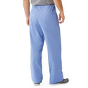 Medline Unisex 100% Cotton Reversible Drawstring Scrub Pants - 100% Cotton Reversible Scrub Pants, Ciel, Unisex Size L - 649MHSL