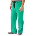 Medline Unisex 100% Cotton Reversible Drawstring Scrub Pants - 100% Cotton Reversible Scrub Pants, Jade, Unisex Size M - 649MJSM