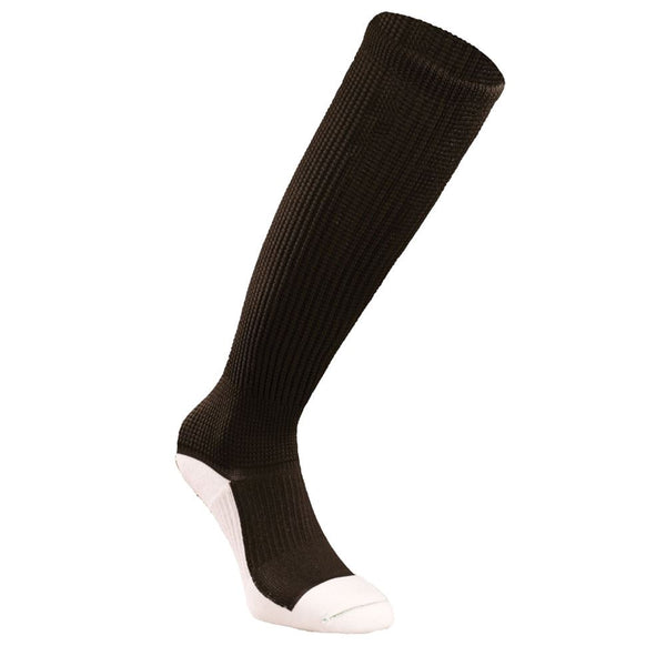 Caresox Rx Compression Socks CareSox, Cushioned Sole, Black w/White Sole, Medium - 65228/NA/MD