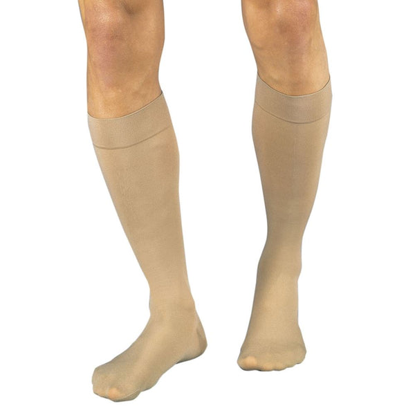 Jobst Relief Compression Stockings Thigh High Stockings, 30-40mmHg, Black, Large - 65371/BLACK/LG