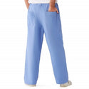 Medline Unisex 100% Cotton Reversible Hyperbaric Drawstring Scrub Pants - Unisex 100% Cotton Reversible Hyperbaric Drawstring Scrub Pants with Medline Color-Coding, Size M Regular Inseam, Ceil Blue - 659MHSM-CM