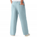 Medline Unisex 100% Cotton Reversible Hyperbaric Drawstring Scrub Pants - Unisex 100% Cotton Reversible Hyperbaric Drawstring Scrub Pants with Medline Color-Coding, Size XL Regular Inseam, Misty - 659MZSXL-CM