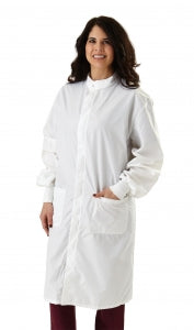 Medline Unisex ASEP A / S Barrier Lab Coats - ASEP Unisex Antistatic Lab Coat, White, Size XL - 6620BLHXL