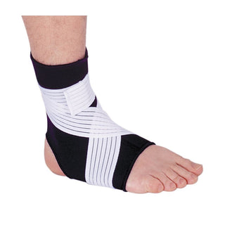AliMed Neoprene Ankle Support with Strap Ankle Support w/Strap, Small - 66294/NA/NA/SM