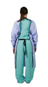 Medline Blockade Backless Cover Gowns - Blockade Backless Cover Gown, Size 3XL - 6636BLCXXXL