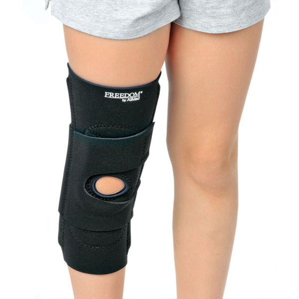 AliMed FREEDOM Pediatric Patella Stabilizer with "J" Buttress Pediatric Patella Stabilizer with "J" Buttress, Left, Large - 66629/NA/NA/LL