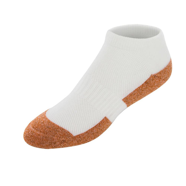 Apex Copper Cloud Diabetic Socks Copper Cloud Diabetic Socks, No Show, White, Large, 3pr/pk - 67007/NA/NA/LG