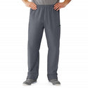 Medline AngelStat Unisex Elastic Waist Cargo Scrub Pants - AngelStat Unisex Elastic Waist Cargo Scrub Pants, Size 2XL Long Inseam, Charcoal - 674NCCXXLL