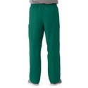 Medline AngelStat Unisex Elastic Waist Cargo Scrub Pants - AngelStat Unisex Elastic Waist Cargo Scrub Pants, Size XL Long Inseam, Hunter Green - 674NHGLXL