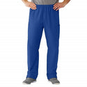 Medline AngelStat Unisex Elastic Waist Cargo Scrub Pants - AngelStat Unisex Elastic Waist Cargo Scrub Pants, Size 2XL Regular Inseam, Sapphire - 674NHTXXLM