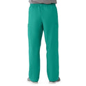 Medline AngelStat Unisex Elastic Waist Cargo Scrub Pants - AngelStat Unisex Elastic Waist Cargo Scrub Pants, Size L Long Inseam, Emerald - 674NJTLL