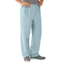Medline AngelStat Unisex Elastic Waist Cargo Scrub Pants - AngelStat Unisex Elastic Waist Cargo Scrub Pants, Size 4XL Regular Inseam, Misty - 674NTZ4XLM