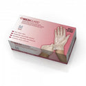 Medline MediGuard Vinyl Synthetic Exam Gloves - CA Only - For California Only, MediGuard Powder-Free Clear Vinyl Exam Gloves, Size M - 6MSV512