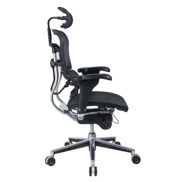 ErgoHuman Chairs ErgoHuman Chair, Leather w/Neck Roll - 70114