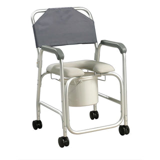 Alimed Aluminum Shower Chair/Commode Commode Bucket, 12 Qt., cs/12 - 712694