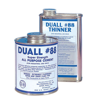 Alimed Duall #88 Cement and Thinner Pkg. of 2 Duall - 88 Cement, 32 oz. and 1 Duall - 88 Thinner, 32 oz. - 74089