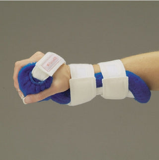 DeRoyal Hand Orthosis Pucci Eze Left Hand Blue, White Adult