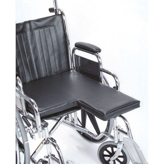 AliMed Amputee Wheelchair Surface and Universal Seat Amputee Wheelchair Surface, Standard, Polyfoam, Bilateral, 18"W x 16"D - 70504/NA/NA/BLT