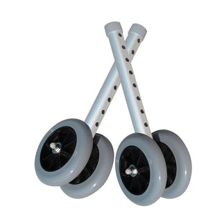 Alimed Bariatric Walker Platform Attachment Bariatric Walker Wheels w/Glide Caps - 70585