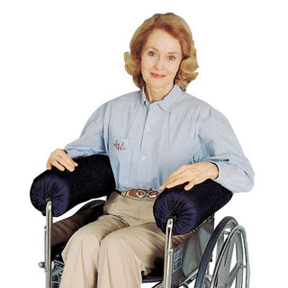 SkiL-Care Lateral Stabilizer Armrest Bolsters Lateral Stabilizer Armrest Bolster, Half Arm, 5" dia., Polyester Cover - 706114