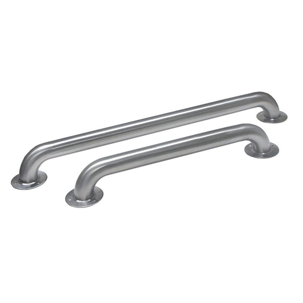Alimed Antimicrobial Hardware Grab Bar, Smooth, 24" - 70726