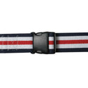AliMed Gait/Patient Belts Gait Belt with Plastic Buckle, 40", Red/White/Blue - 710143