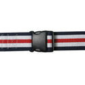 AliMed Gait/Patient Belts Gait Belt, Metal Buckle, 54", Red/White/Blue - 77175