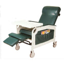Winco Convalescent Recliner Recliner, Drop Arm, Grey - 710161/GREY/NA