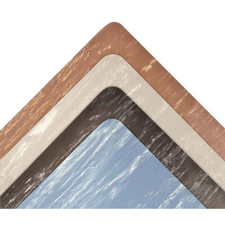 Alimed Marble-Style Rubber Anti-Fatigue Mats Anti-Fatigue Mat, 2'W x 3'L x 1/2" thick, Grey - 71047/GREY/NA