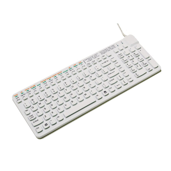 Alimed The Really Cool Hygienic Keyboard Keyboard w/Meditech, White - 710633/WHITE/NA