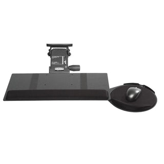 Alimed Kelly Lift-N-Lock Leverless Keyboard Tray w/Oval Mouse Platform Lift-N-Lock Leverless Keyboard Tray w/Swiveling Oval Mouse Platform - 710705