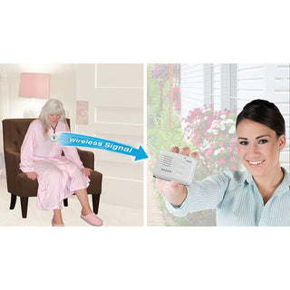 Smart Caregiver Wireless Departure and Fall Prevention 2-Pendant Paging System Wireless Departure & Fall Prevention 2-Pendant Paging System - 711155