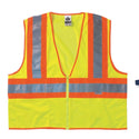 GLoWEAR ANSI Class 2 High-Visibility Two-Tone Vests Two-Tone Vest, Lime, Medium - 79119/LIME/MD