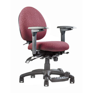 Alimed Neutral Posture Petite Chair Petite Chair, 360 Degree Arms, Black - 711245/NA/NA/BLK