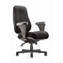 Alimed Neutral Posture Big & Tall Chair Big & Tall Chair, Cloud 9 Fabric, Black - 711248/NA/NA/BLK