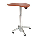 Alimed Height-Adjustable Work Tables Height-Adjustable Table, 26"W x 15"D Rectangle, Shark Grey - 711620