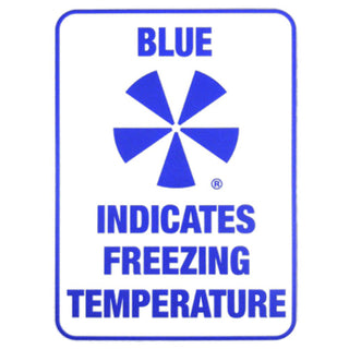 IceAlert System IceAlert Explanatory Reflective Sign, 12"x18"