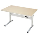 Alimed Hand Crank Tables and Bi-Level Workstations Crank Adjustable Table, 60"W x 30"D - 712049