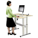 Alimed Hand Crank Tables and Bi-Level Workstations Crank Adjustable Table, 60"W x 30"D - 712049