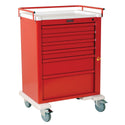 Harloff Universal Line 6-Drawer Tall Emergency Cart Universal 6-Drawer Tall Emergency Cart, Hammer Green - 712054/HAMGRN/NA