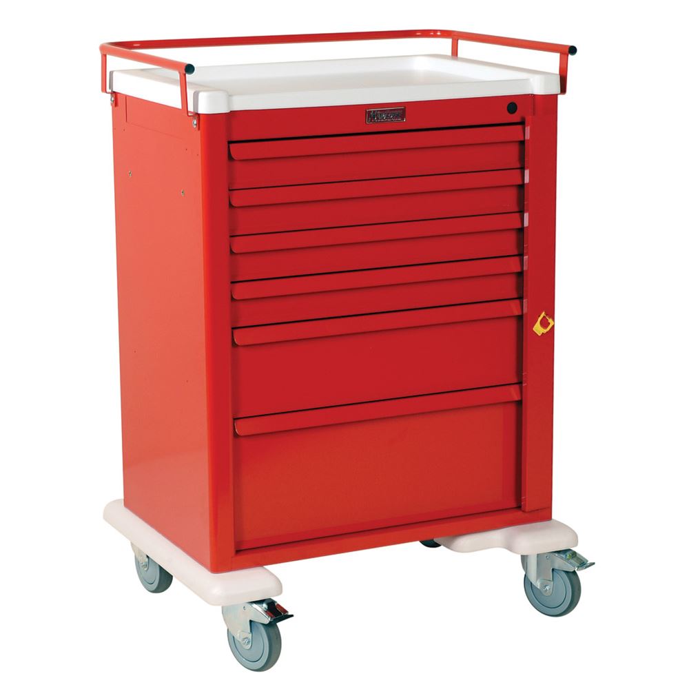 Harloff Universal Line 6-Drawer Tall Emergency Cart Universal 6-Drawer ...