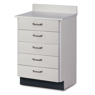 Clinton Treatment Cabinet, Stationary, Laminate Top, 5-Drawer Treatment Cabinet, Stationary, 5-Drawer, Laminate Top, Grey - 712231/NA/NA/GRGR