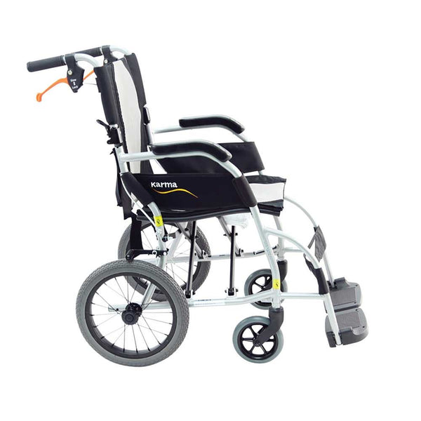 Alimed Karman ERGO-LITE S-2501 Transport Wheelchair Transport Wheelchair, 16"W - 712454